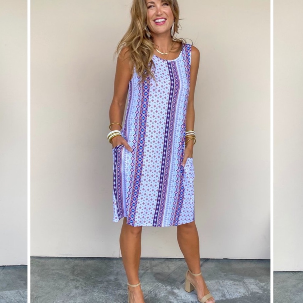 Tribal Jeans tribal print dress